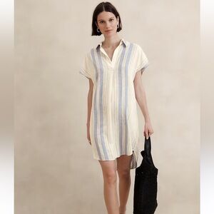 Banana Republic Factory Linen Mini Dress - M & NWT